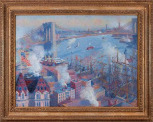 Theodore Earl Butler, Brooklyn Bridge, 1900